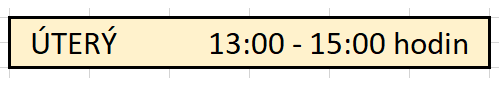 Termín TV, VŘ, KU
