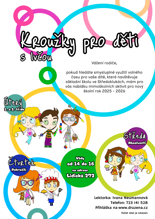 Kroužky pro děti s Ivčou